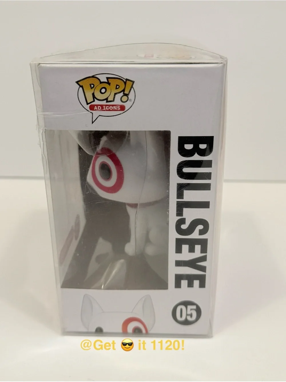 Funko POP! Ad Icons Target - Bullseye Flocked with Red Collar Protector included